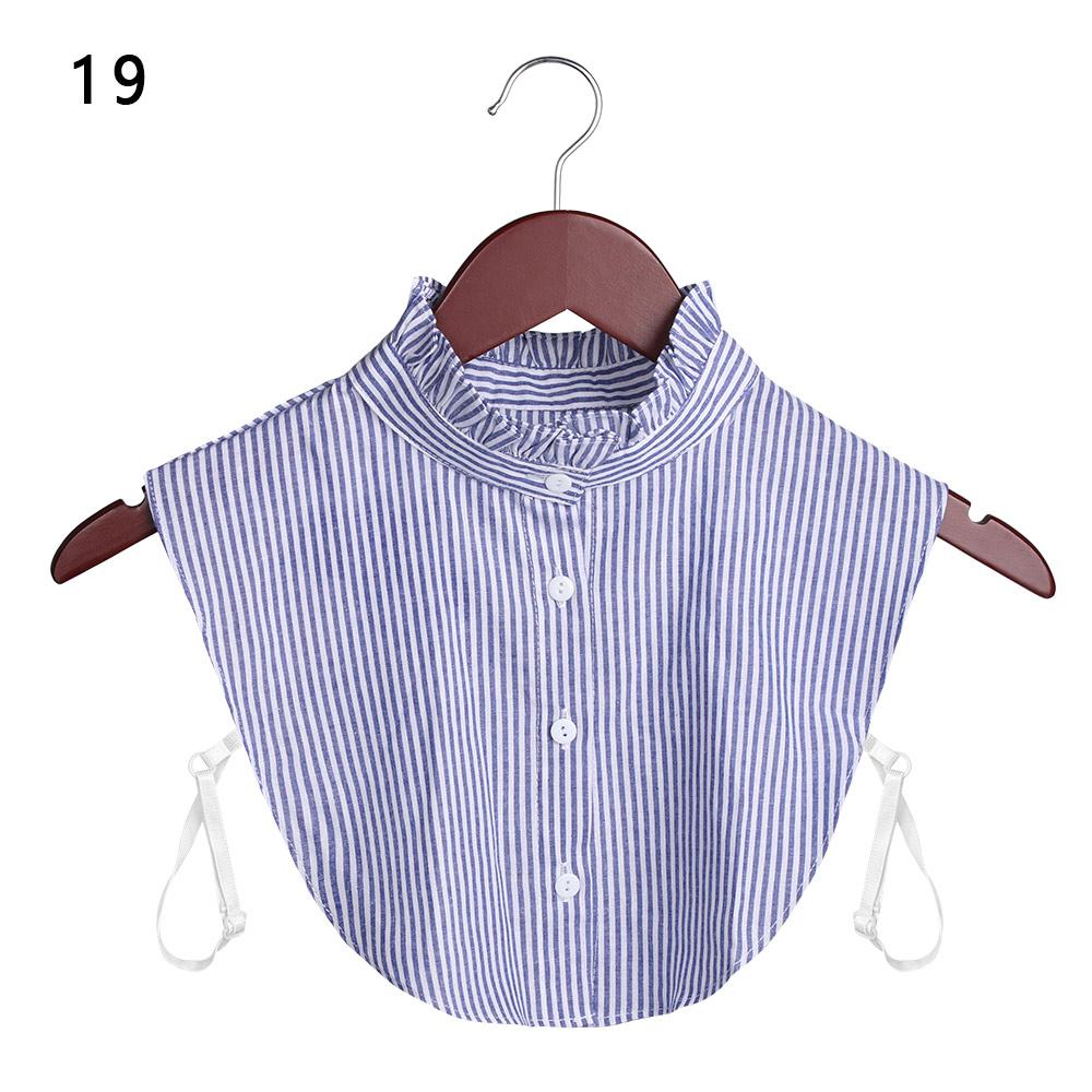 Classic Women Cotton Lace Fake Collar Vintage Detachable Clothes Accessories Lapel Blouse Top Shirt Collar False Collar DropShip