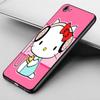 KT62 Cute Hello Kitty Case for Samsung A04 A14 A23 A34 A54 M23 M33 M52 M53 Realme 10 9 C30S C35 C55 VIVO Y02S Y21 Y33S Y51 X80 Pro Clear Cover
