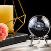 3D Galaxy Crystal Ball Ornament - Customizable Home Desktop Decoration & Birthday Gift for Boys