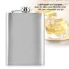 Stainless Steel Flask Pocket Bottle for  Whiskey Liquor Wine Alcohol