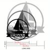 Custom Metal Tin Sign Nautical Sailboat Personalized Wall Art Home Decor