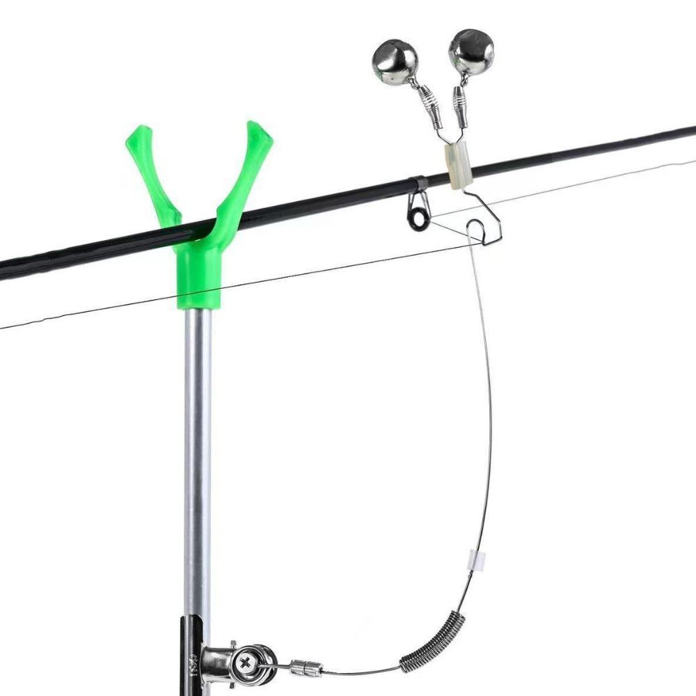 2pcs Bite Bait Alarm Fishing Twin Bells Ring Twin Bells Ring Fishing Rod Bell  Sea Carp Fishing