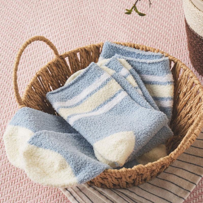 Monfoot Women S Two Tone Color Sleep SockS