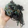 Lolita Goth Dark Versatile Fascinator Elegant Flat Hat Top Hat Headgear Hair Accessories Women Hats