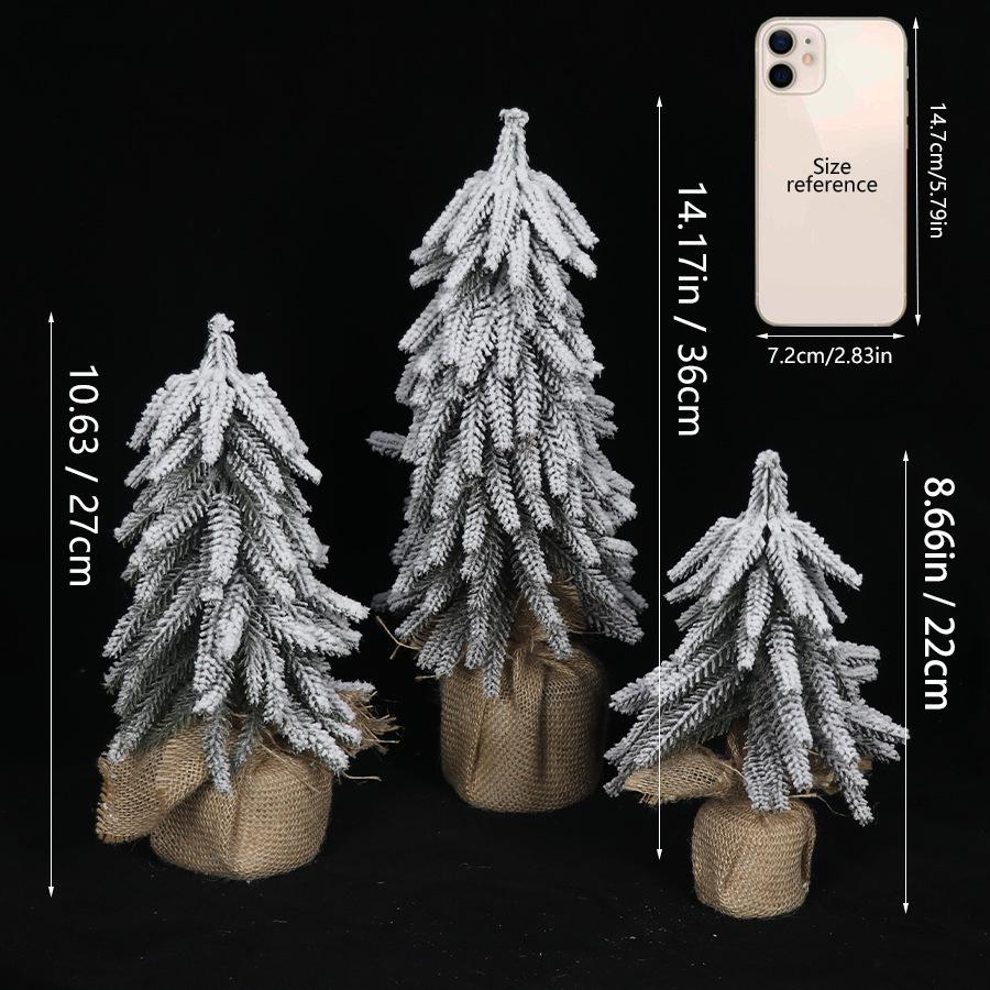 Mini Desktop Christmas Tree - Creative Home Ornaments Simulation Cedar