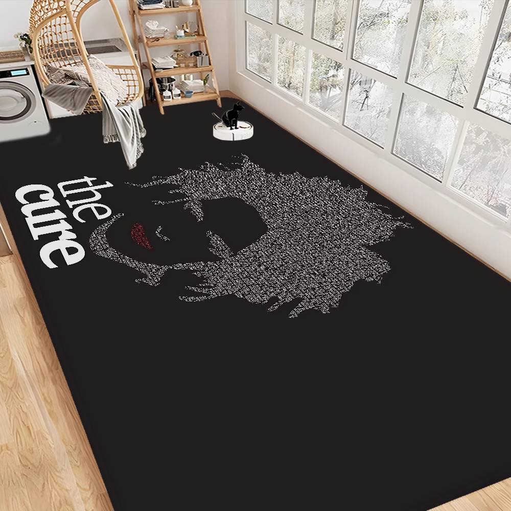 

The C-Cure Logo Band Floor Mat Cheaper Anti-slip Modern Living Room Balcony Printed Bedside Mats 50x80cm
