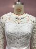 2025 Women's Lace Hollow Long Sleeve Stand Collar Dress - 5 Color Irregular Design