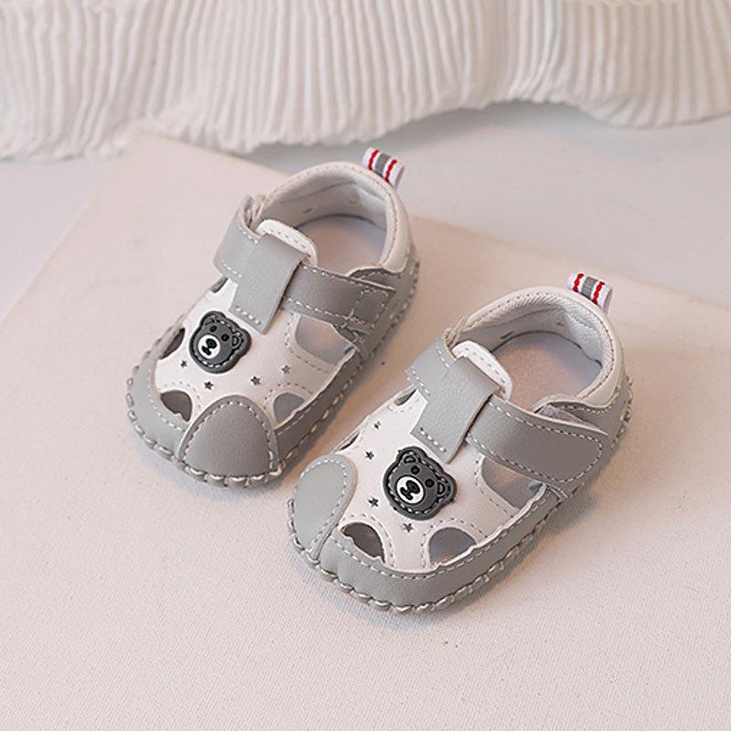 Summer Baby Toddler Sandals With Soft Pu Sole For Boys And Girls