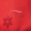 Li Ning Daily Prosperity Series CNY Zodiac Year Casual Simple Comfortable Dopamine Solid Color Hoodie Women hoodies Cinnabar-Red AWDV184-6