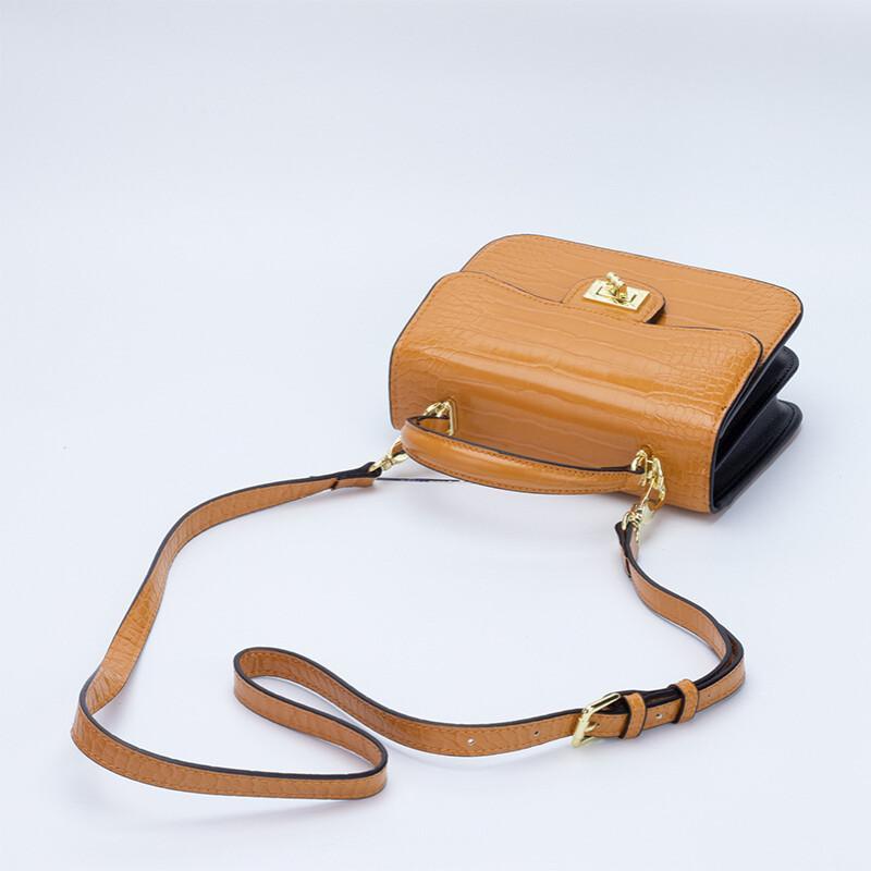 New Casual Women's Shoulder Bags Simple Alligator Pattern, Fashionable Small Square Bags High Quality Simple Diagonal Bags