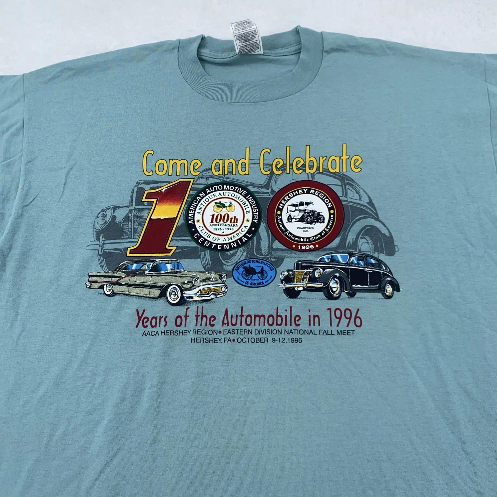 Vintage Hershey Region Antique Automobile Club Car Show Shirt Mens XL 1996 90s S