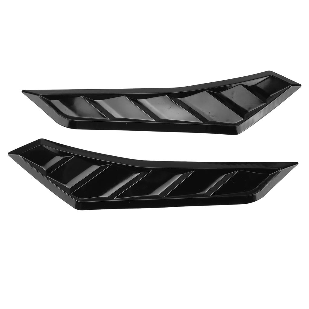 Universeller Auto Motorhaube Lufteinlass Panel Aufkleber Dekorative Auto Exterieur Zubehör für AutoSchwarz