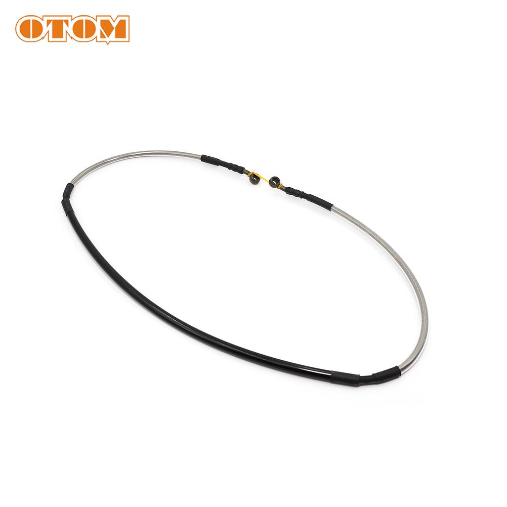 OTOM Motorcycle Front Brake Hose Braided Hydraulic Oil Pipe Lines 5XC-25872-L0-00 For YAMAHA YZ125 YZ250 YZ250F YZ450F YZ250FX