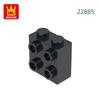 Non-Toxic 77Pcs/Lot 1X2X1 2/3 With Studs On 1 Side Block Moc Color Accessories Compatible With 22885 Brick Diy Children Toy Assembly
