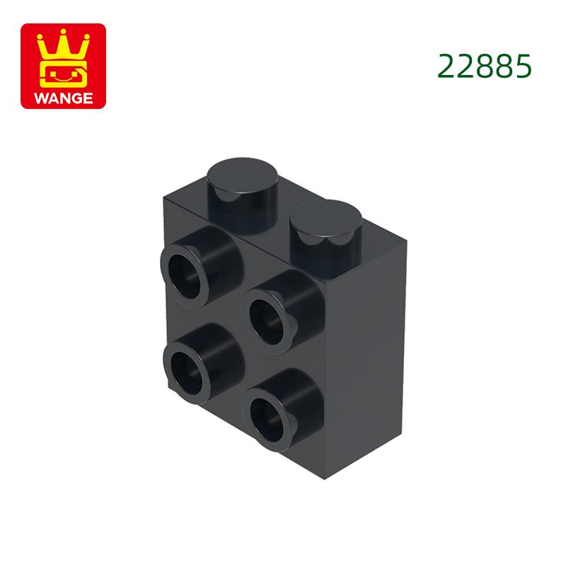 Non-Toxic 77Pcs/Lot 1X2X1 2/3 With Studs On 1 Side Block Moc Color Accessories Compatible With 22885 Brick Diy Children Toy Assembly
