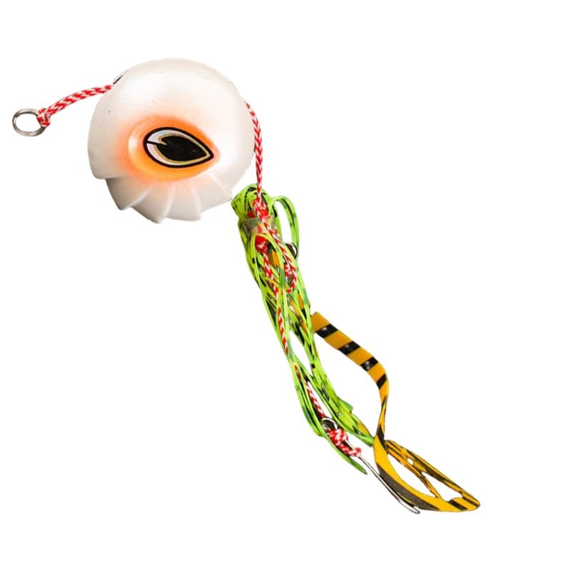 Sliding Kabura Jig for Snapper Fishing Accessories Kabura Jig Head with Hook Artificial Jigging Fishing Lure Baits
