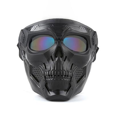 Windproof Paintball Motorcycle Goggles Skull Mask Outdoor Hunting War Game Motocross Dirt Bike Mask