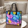  Cute Cartoon Bird Tote Bag Fashion Casual Large Capacity Daily Shopping Shoulder Handbag