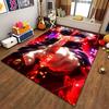 Atemberteppich mit Anime-Charakter, leuchtende Farben. Geeignet als rutschfeste Spielmatte für Sofas im Wohn- und Schlafzimmer.