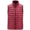 Men's Light Cotton Ribbed Zipper Vest with Pockets for Autumn and Winter