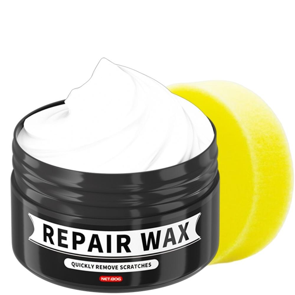 

Nano Gloss Car Scratch Wax - with Sponge Scratch and Swirl Remover, Car Clay Scratch Repair Cream Set, Compatible with Various P