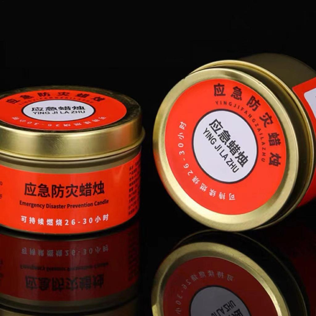 Windproof Candles 26-30 Hour Light Long Lasting Survival Candle Safe Emergency Disaster Candles For Home Camping Outdoor