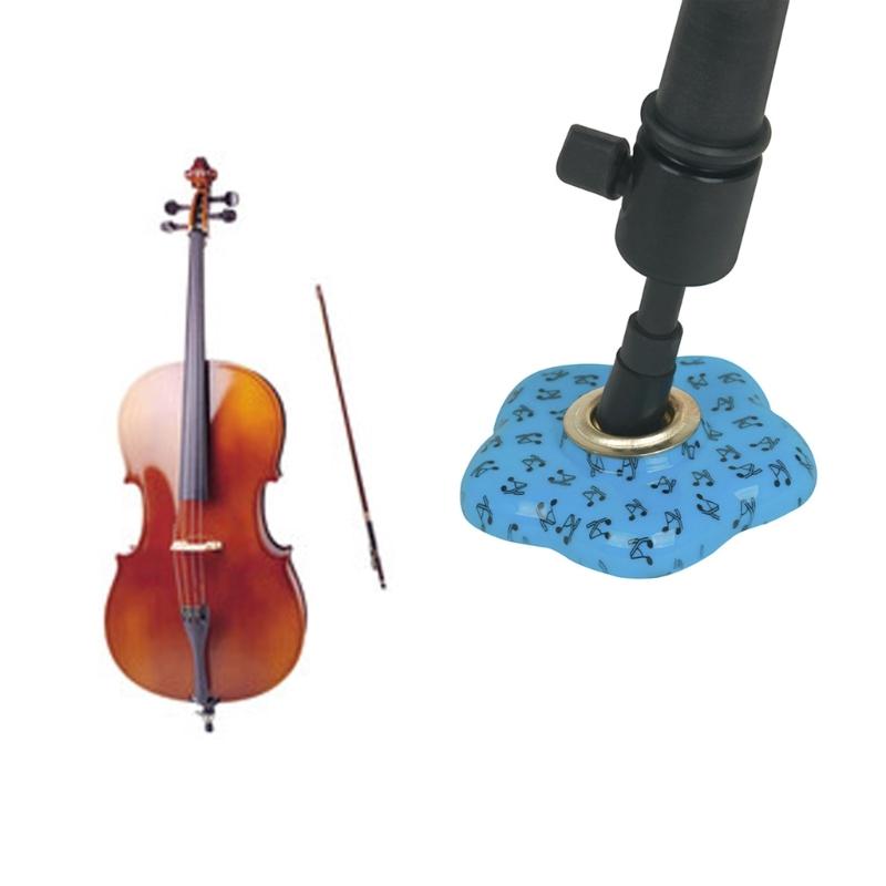 Flower Shape Cello Antislip Mat Cello Endpin Rest Holder Stopper Stand Floor Protector String Instrument Accessory