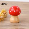 Cute Fruit Vegetable Decor Mushroom/Fruit Card Holder, Wooden Memo Holder Stand, Single Photo Strong Support Note Clip Picture Display Clip,