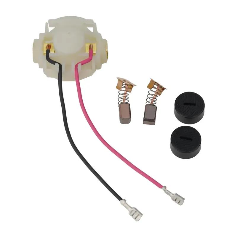 Brush Holder Cap Kit Carbon Brush Plastic+Metal Power Tools Accessories Replacement DGA452 DGA452REF For CB430 New