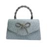 Kleid Vielseitige Clutch-Tasche, Modische Schleifen-Abendtasche, Pailletten-Kettenbeutel