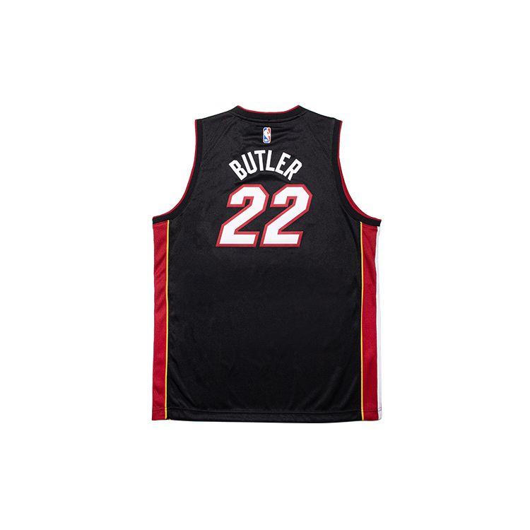 Nike X NBA Collaboration Kids Sports Quick-Dry Breathable Basketball Jersey Kids Tops Black 3Z2B7BZ2P-HEAJB