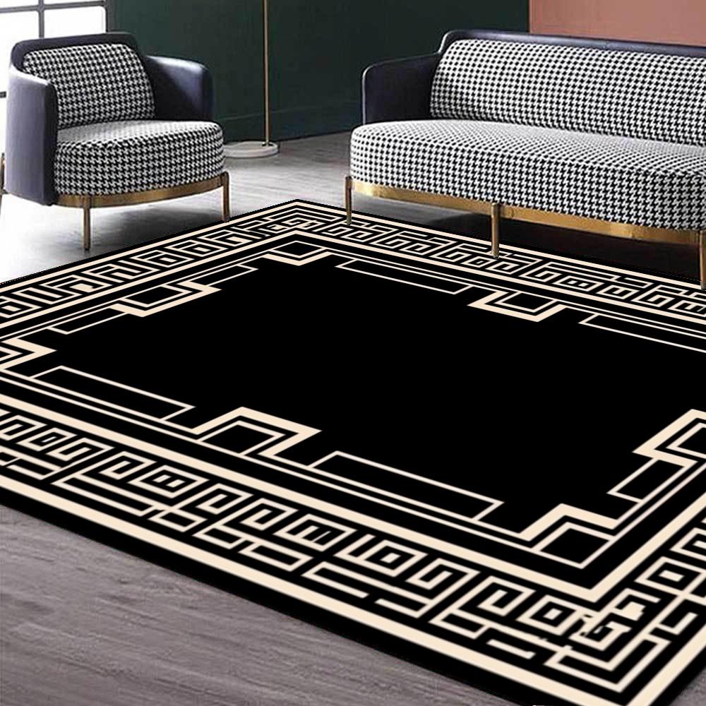 Modern Minimalist Carpet for Living Room Luxury Style Large Room Rugs for Bedroom Decor Home Washable Non-slip Lounge Floor Mats