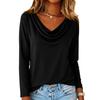 Womens Long Sleeve Shirts Tunic Tops Oversized Tshirts Loose Fit Fall Fashion Tops Clothes