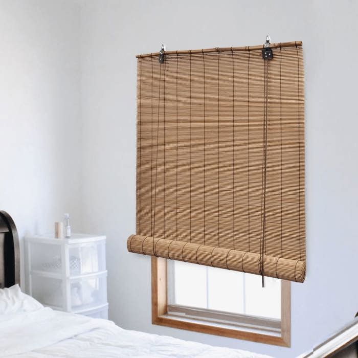 VidaXL Store roulant en bambou 150 x 160 cm Marron