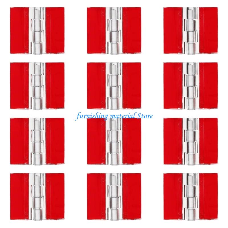 Y5GD Clear Plastic Hinges On Strong Folding Hinges 12pcs for Fish Covers