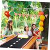 PHENOFICE Birthday Racing Decorations: 1 Set of Race Car Party Decoration Flags for Racing Car Birthday Party Decorations