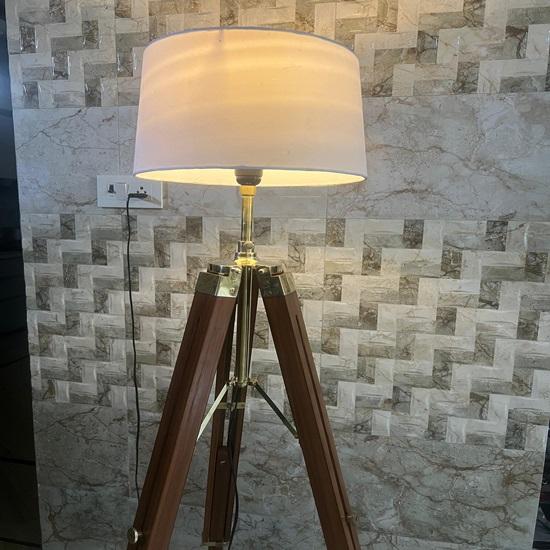 Adjustable Height Tripod Floor Lamp Tall Standing Lamp for Living Room Dining Room Christmas