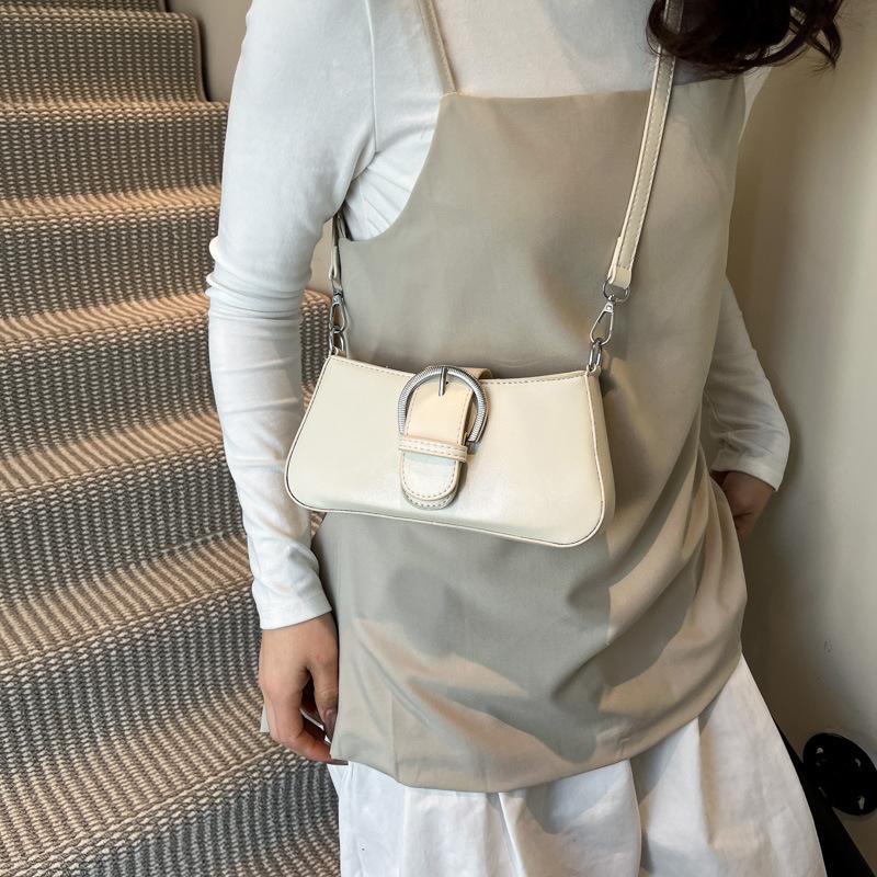 Popular bags women's new trendy niche shoulder underarm bag versatile messenger small square bag
