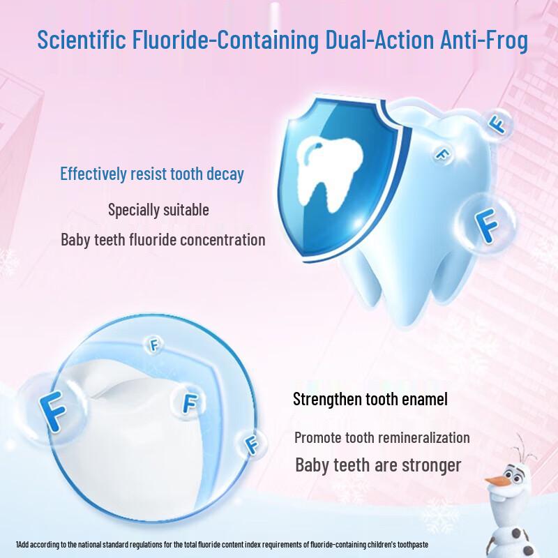 Crest Kids Olaf Fluoride Toothpaste - Peach Flavor