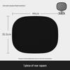 Blackout Vinyl Car Sunshade: Static Adhesion Sun Visor for Window Shade, Heat Insulation, Privacy & Sun Protection.