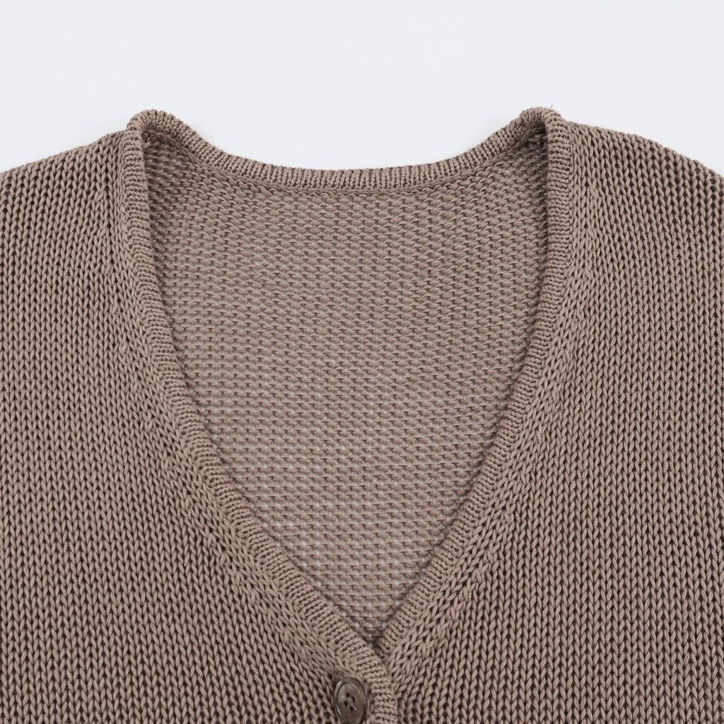 European and American Style, New Women's Clothing, Fashionable, Versatile, Wide-sleeved Knitted Jacket 2893053 472