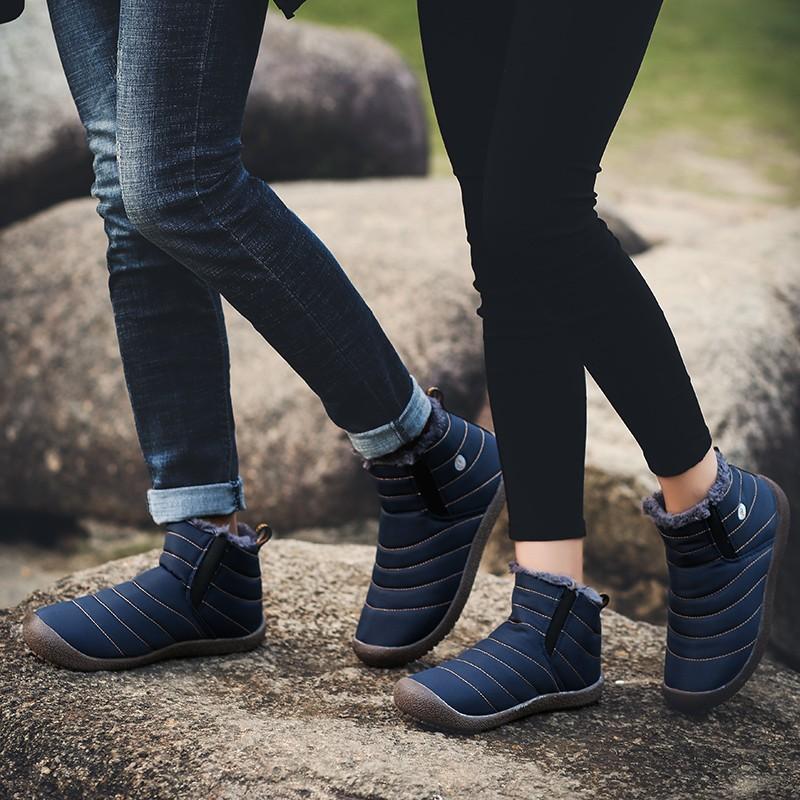 Mode Wasserdichte Herrenstiefel Mode Winter Schneestiefel Pelz Warm Winter Knöchelschuhe Herrenschuhe Männliche Sneakers für Herren Tennis Masculino