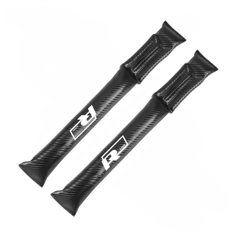 VW Car Seat Gap Filler Strip Soft Pads Leather Car Styling Spacer For VW GTI Polo Golf MK6 Passat Tiguan Arteon T-ROC Jetta ID.3 PT1