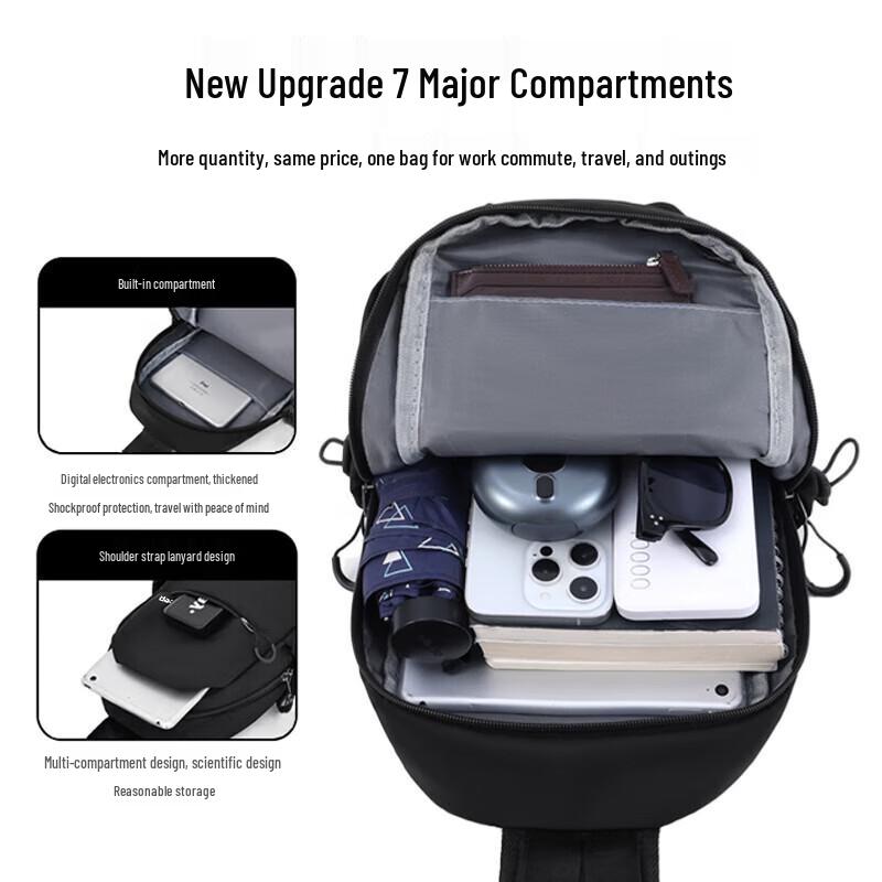 JEEP Men's Casual Crossbody Chest Bag