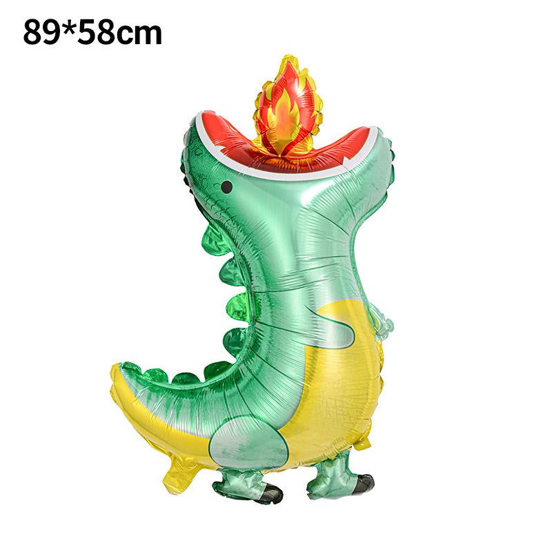 Cartoon Animal Tyrannosaurus Rex Dinosaur Balloon Children'S Cartoon Q Version Birthday Forest Theme Party Decoration