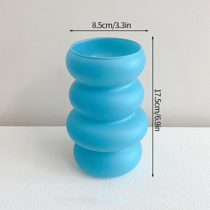 Glass Transparent Flower Vase Creative Designed Hydroponics Plants Pot Fresh Flowers Arrangement Bottle Table Desktop Ornaments