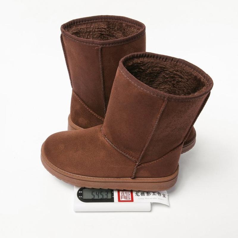 Tall Snow Boots Women's Winter Fleece High Top Warm Cotton Shoes Fleece Cotton Boots