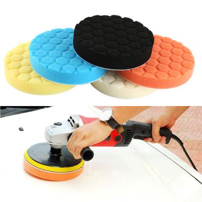 5 Stück 6/7 Zoll Auto Polierpad Schwamm Polieren Wachsen Reinigen Polierer Puffer Bohrmaschine Rad Polierer Entfernt Kratzer Autoreparatur