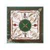 Women's Satin Artificial Silk Square Scarf Shawl Classic Chain Printing Silk Scarf 90cm Headscarf
