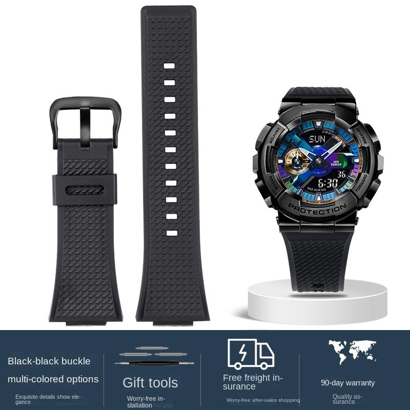 Cinturino da uomo in silicone da 16 mm per Casio G-Shock GA-110 GM-110GB GA-110 GA-100 GA-120 Accessori cinturino in gomma silicone resina